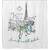 Rideaux De Douche La vie est une belle balade (Devant)