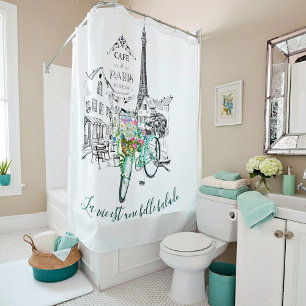 Rideaux De Douche La vie est une belle balade