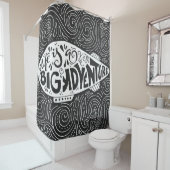 Rideaux De Douche La Vie Est Une Grande Aventure (En situation)