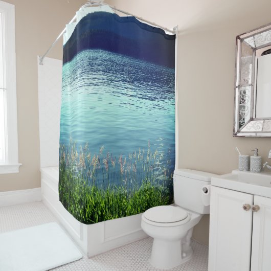Rideaux De Douche Lac (En situation)