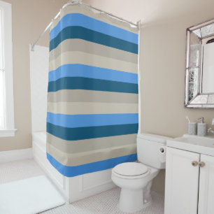Rideaux De Douche Lac Michigan Sable et Surfs