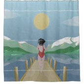 Rideaux De Douche Lac Rotoiti Nouvelle-Zélande (Devant)