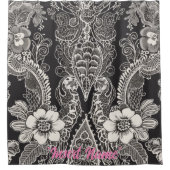 Rideaux De Douche Lace Floral Harmony (Devant)