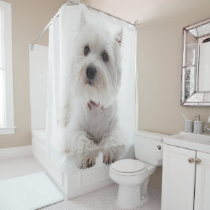 Rideaux De Douche L'adorable Terrier de White West Highland