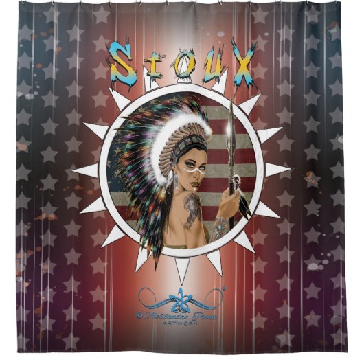 Rideaux De Douche Lady Sioux (Devant)