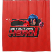 Rideaux De Douche Ladybug et Tikki | Soyez Votre Propre Héros ! (Devant)