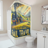 Rideaux De Douche L'âge d'or - frontière (En situation)