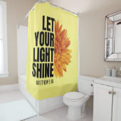 RIDEAUX DE DOUCHE LAISSEZ VOTRE LUMIÈRE S'ÉCLAIRER (En situation)