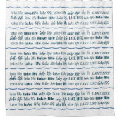 Rideaux De Douche Lake Life Words (Devant)