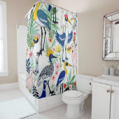 Rideaux De Douche L'Almanac Aviaire (En situation)