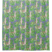 Rideaux De Douche Lama d'aquarelle et motif de Catus (Devant)