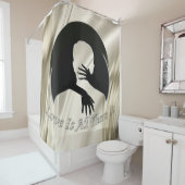 Rideaux De Douche L'amour est tout ce qu'il y a (En situation)