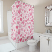 Rideaux De Douche L'amour rose (En situation)