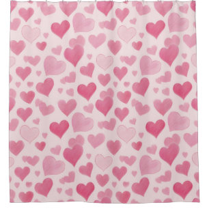 Rideaux De Douche L'amour rose