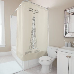 Rideaux De Douche Lampe arrière de l'île de Gasparilla - Floride - S