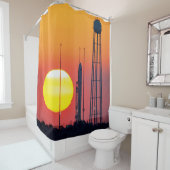 Rideaux De Douche Lancement de la nASA Antares Rocket Sunrise (En situation)