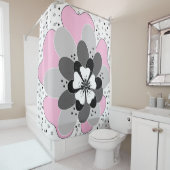 Rideaux De Douche Lancer l'oreiller (En situation)