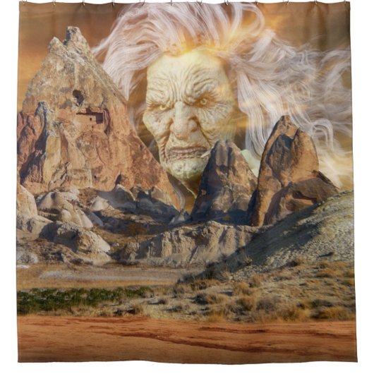 Rideaux De Douche L'Ancienne Sorcière Des Montagnes (Devant)