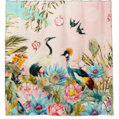 Rideaux De Douche Landscapes of BIRDs in paradise (Devant)