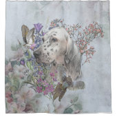 Rideaux De Douche L'Anglais Setter Portrait, art (Devant)