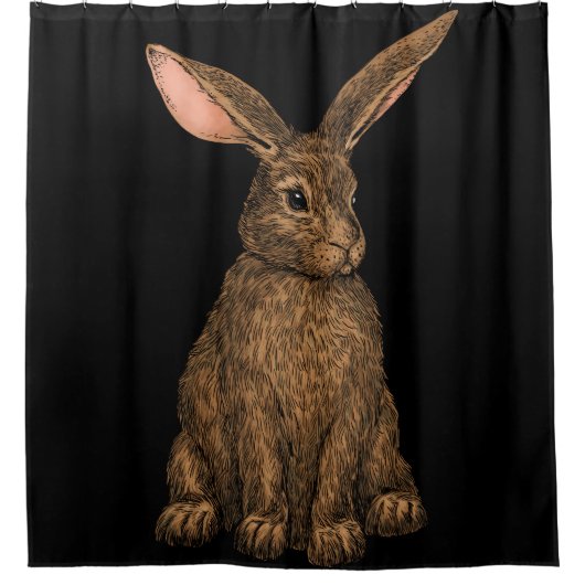 Rideaux De Douche Lapin 3 (Devant)