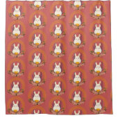 Rideaux De Douche lapin chinois (Devant)