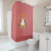 Rideaux De Douche lapin chinois (En situation)