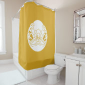 Rideaux De Douche Lapin de la lune de vague (En situation)