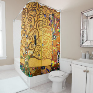 Rideaux De Douche L'arbre de vie (détail), Klimt