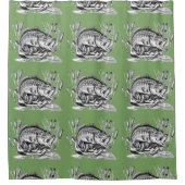 Rideaux De Douche Largemouth bass (Devant)
