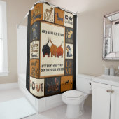 Rideaux De Douche L'Argent Dachshund Peut Acheter Beaucoup De Choses (En situation)