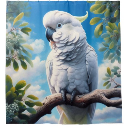 Rideaux De Douche L'art du Cockatoo (Devant)