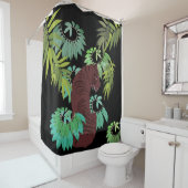Rideaux De Douche L'art du tigre de la jungle (En situation)