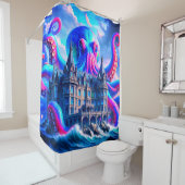 Rideaux De Douche L'art octopique (En situation)