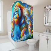 Rideaux De Douche L'art orangoutan (En situation)