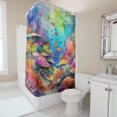 Rideaux De Douche L'art tropical (En situation)