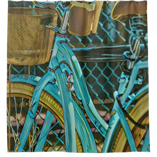 Rideaux De Douche L'artisanat du vélo (Devant)