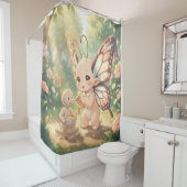 Rideaux De Douche L'artiste du nectar.1 (En situation)