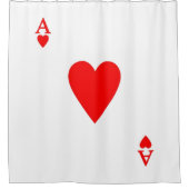 Rideaux De Douche L'as des coeurs (Devant)