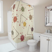 Rideaux De Douche L'automne de l'ère atomique (En situation)