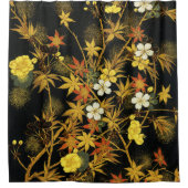 Rideaux De Douche L'automne japonais laisse l'art classique antique (Devant)