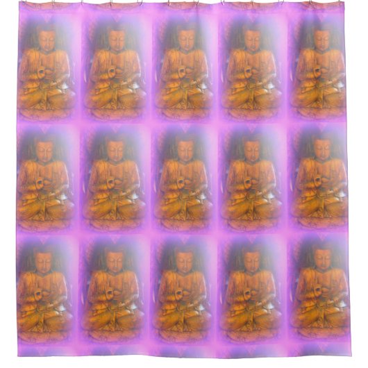 Rideaux De Douche lavande aura buddhas (Devant)