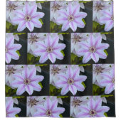 Rideaux De Douche Lavande et Clematis blanc (Devant)