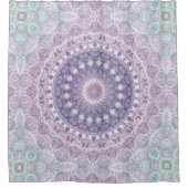 Rideaux De Douche Lavande et Lilac Mandala Motif (Devant)