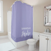 Rideaux De Douche Lavande moderne (En situation)