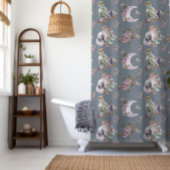Rideaux De Douche Lavande mystique Boho Lavender Lune et potions