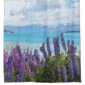 Rideaux De Douche lavande sur le lac (Devant)