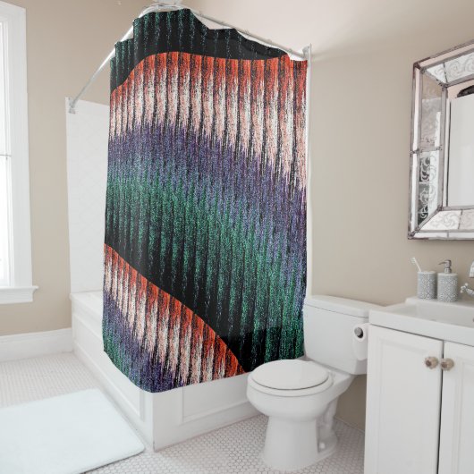 Rideaux De Douche Lavender Garden Wall....... (En situation)