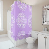 Rideaux De Douche Lavender Mandala (En situation)