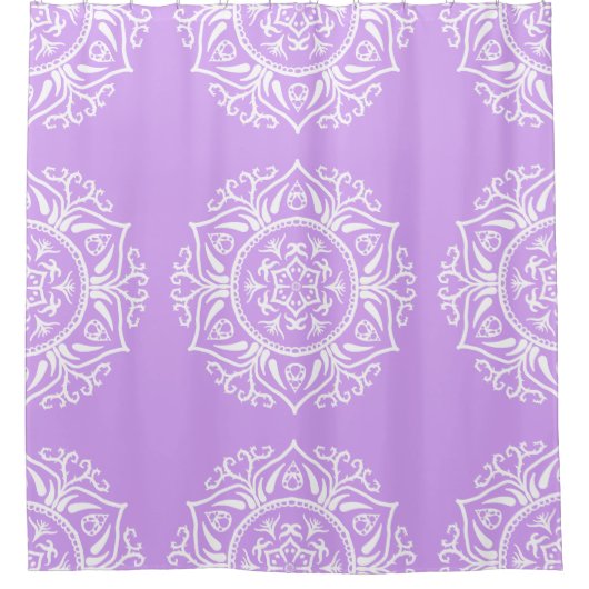 Rideaux De Douche Lavender Mandala (Devant)